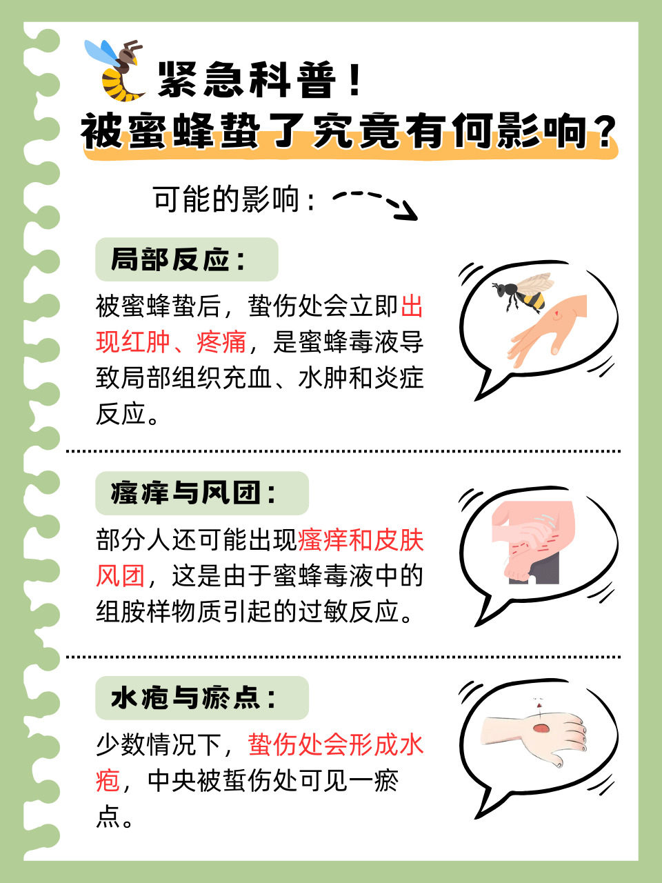 被蜜蜂蛰了怎么处理啊?