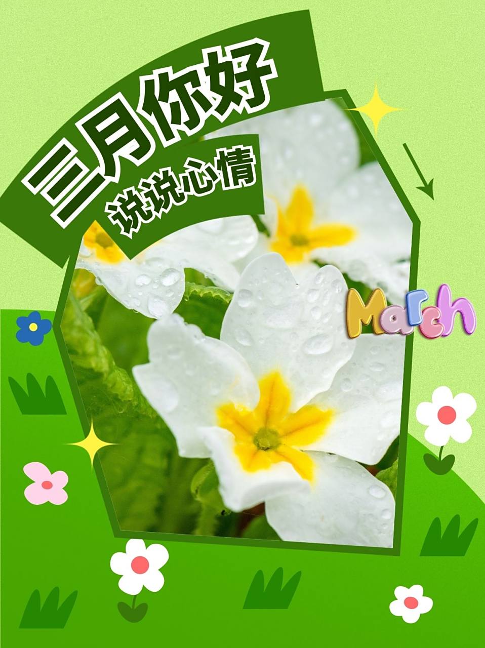 关于三月的说说有什么