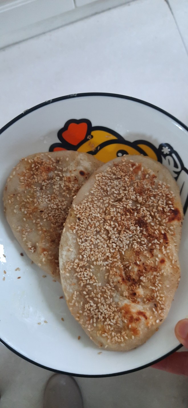 用电饼铛做普通烧饼的做法