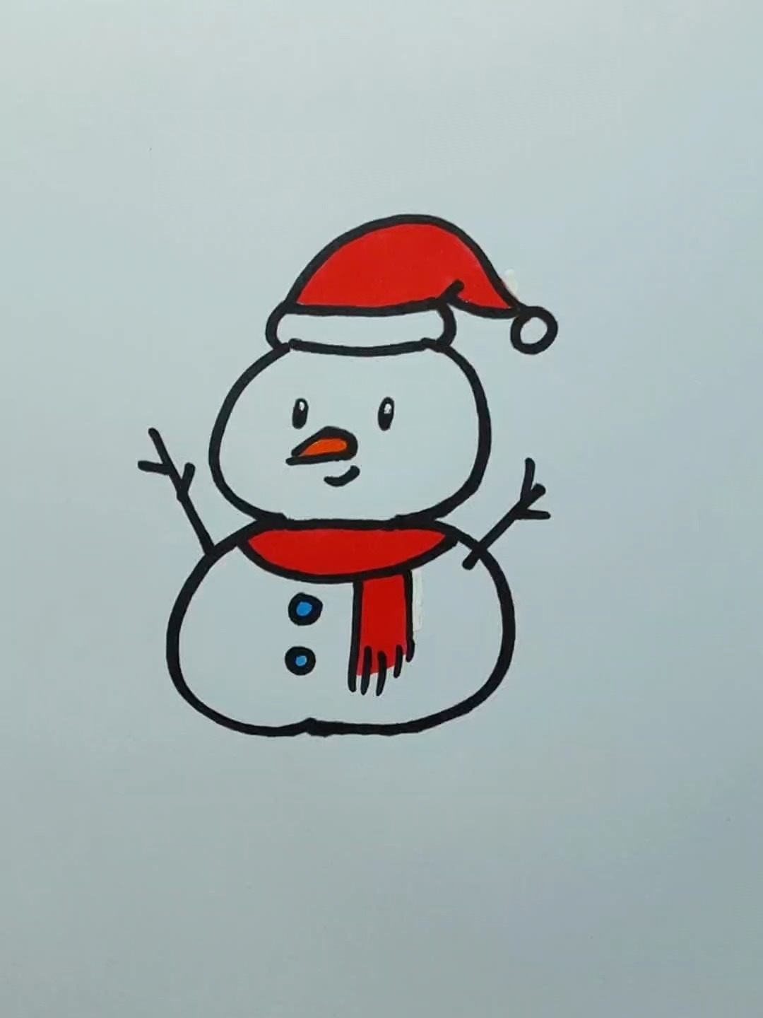 雪人怎么画好看又简单