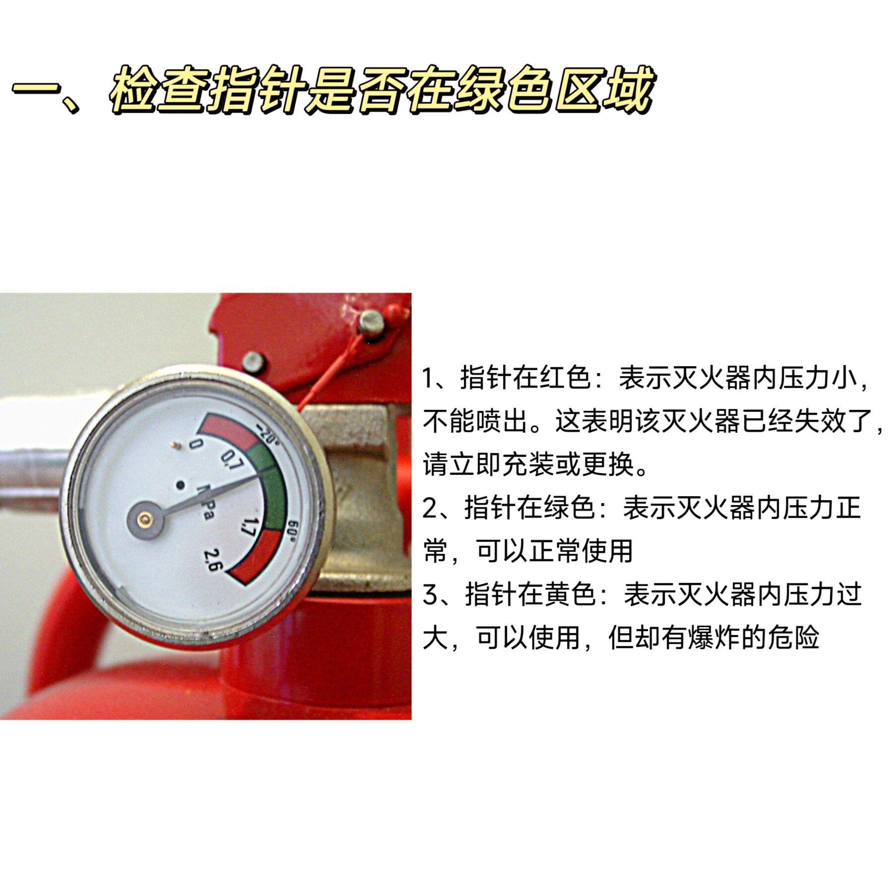 干粉灭火器正确的使用步骤是