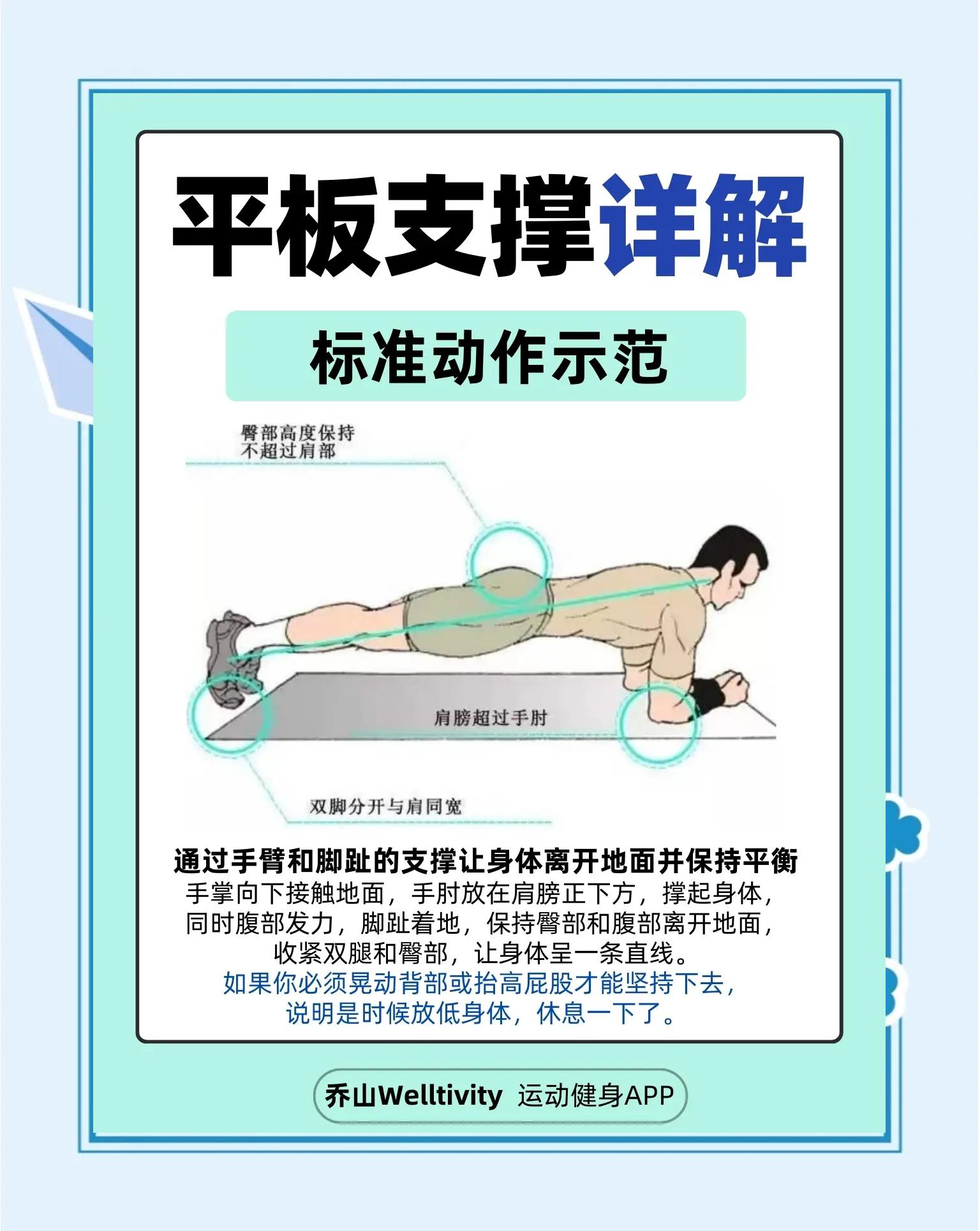 做平板支撑每天多少次呢