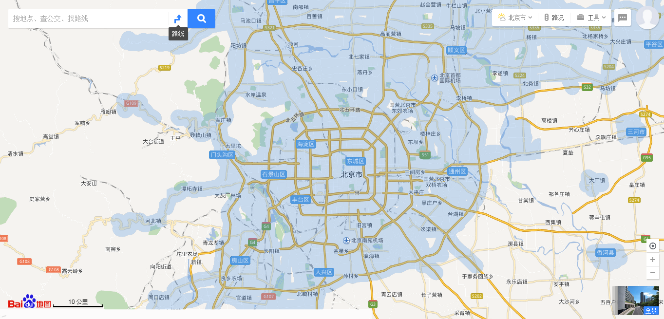 百度地图里的全景图怎么看