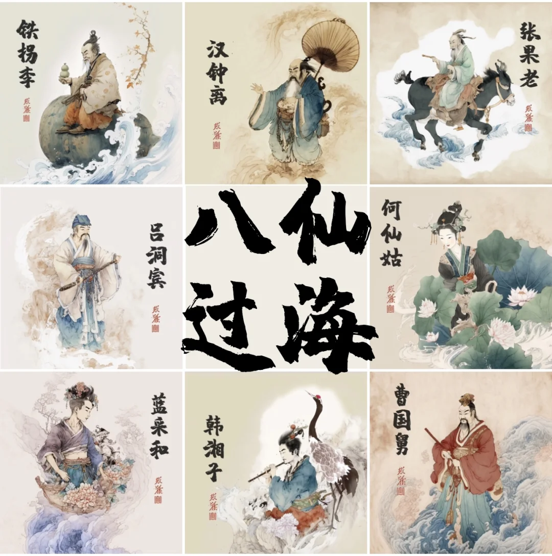 八仙过海有哪八仙他们的法宝