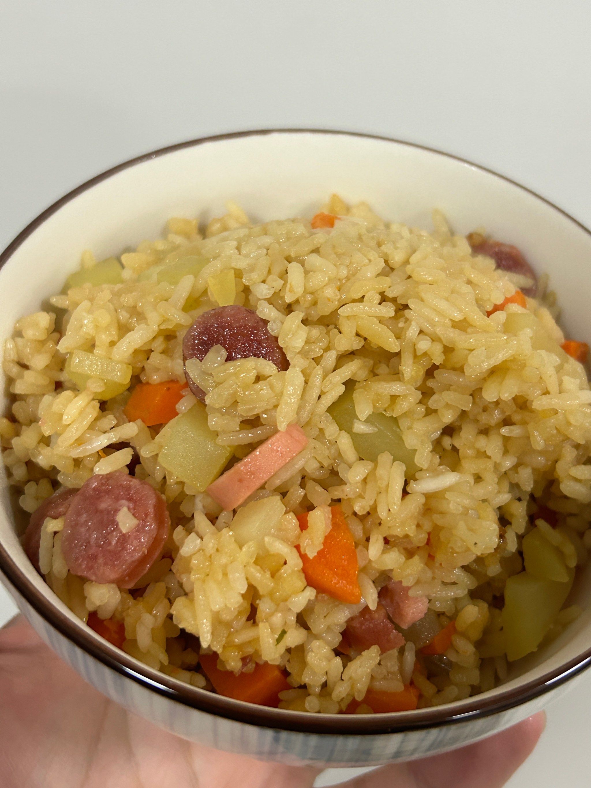 土豆焖饭电饭锅版的做法