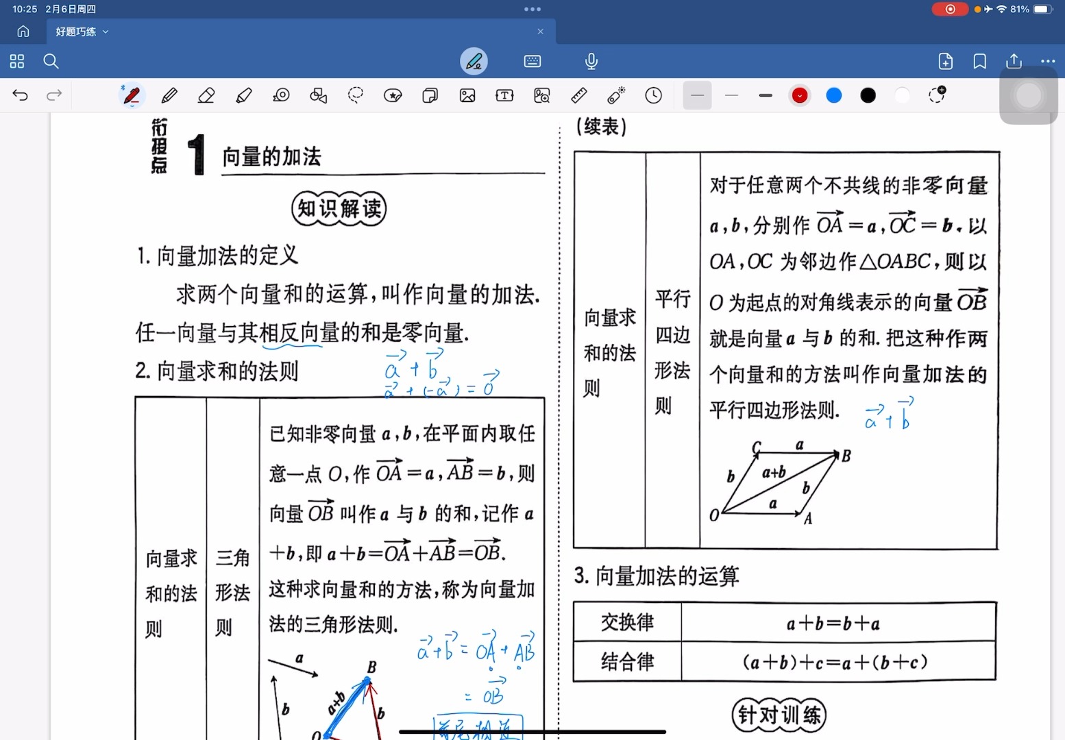 4种方法来计算向量加减法