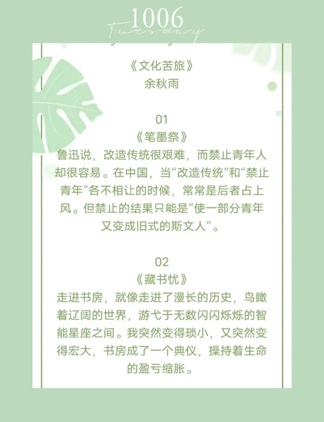 文化苦旅摘录80句加赏析