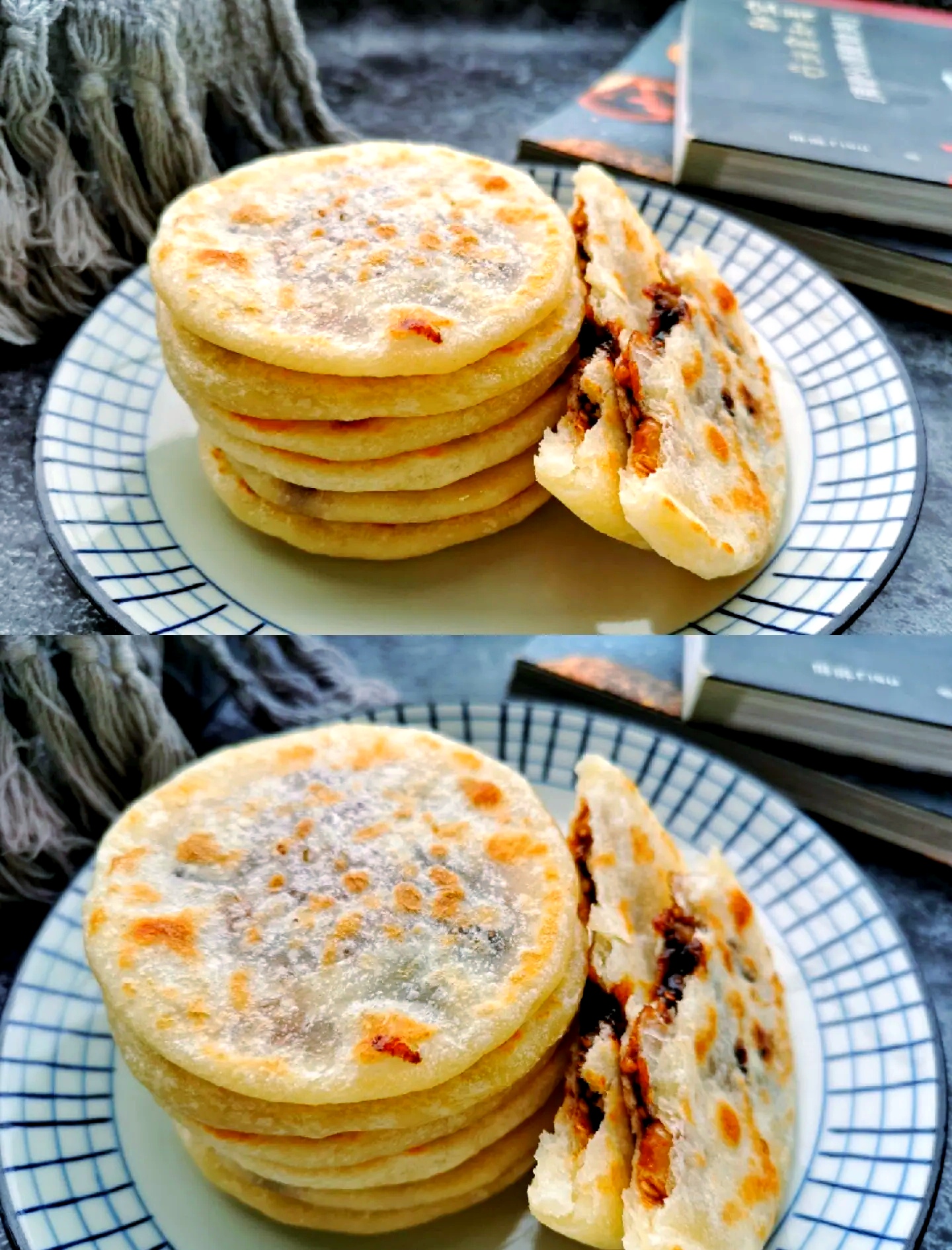 一个超级简单的发面糖饼做法