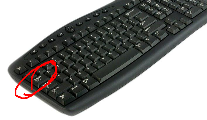 键盘上right和Left是哪个键?