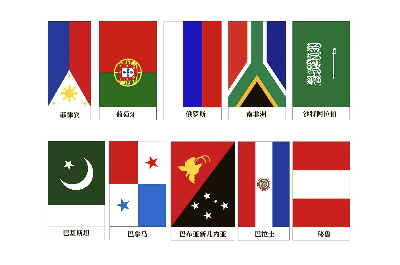 红白红三横条是哪个国家国旗