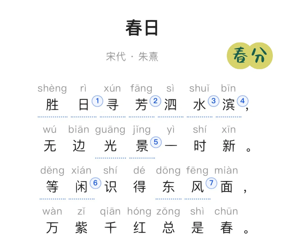 关于春分的古诗有哪些