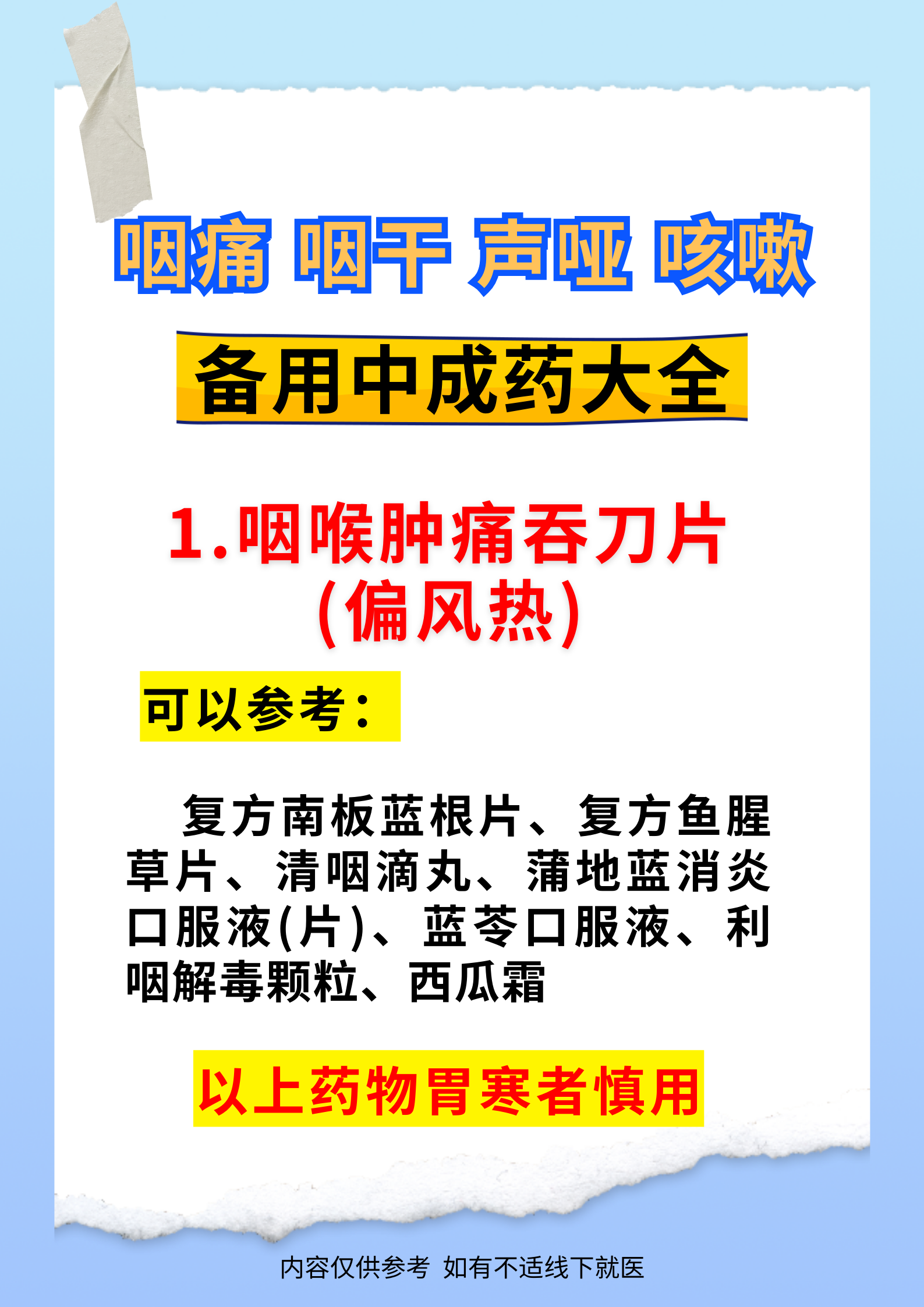 咽喉炎的治疗偏方有哪些