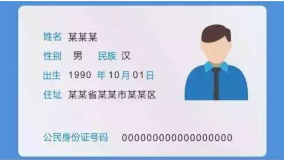 身份证正反面扫描电子版