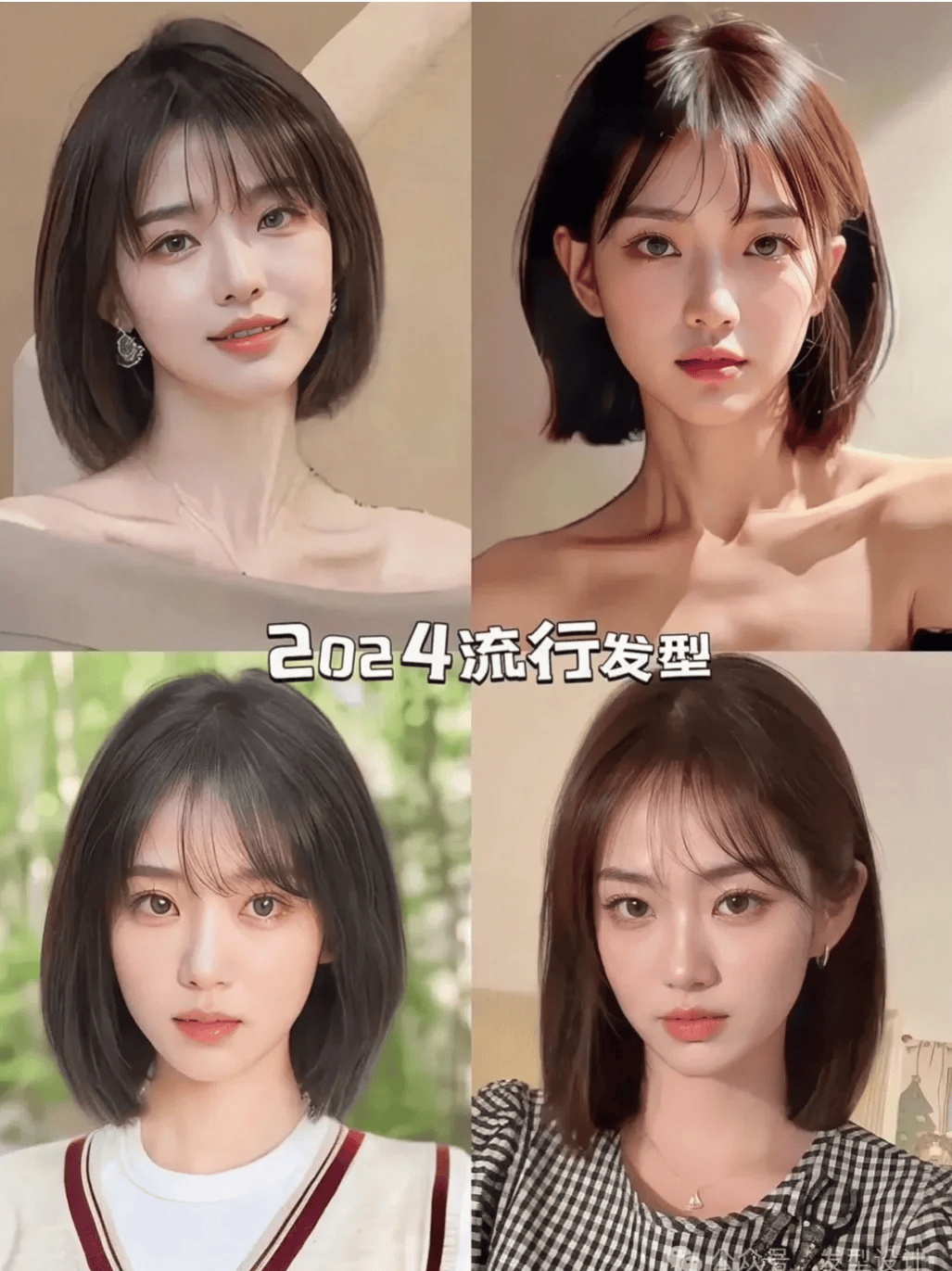 适合头发短的女生的发型推荐