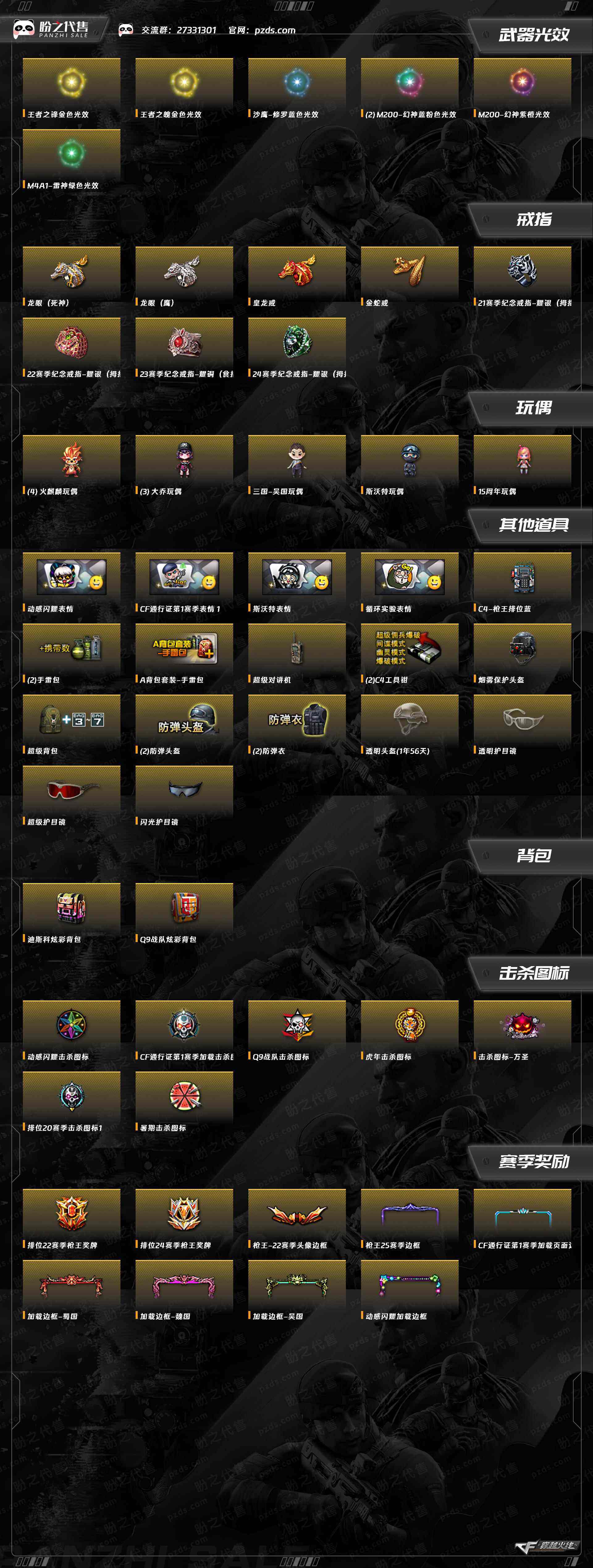 cf东部大区是哪几个区