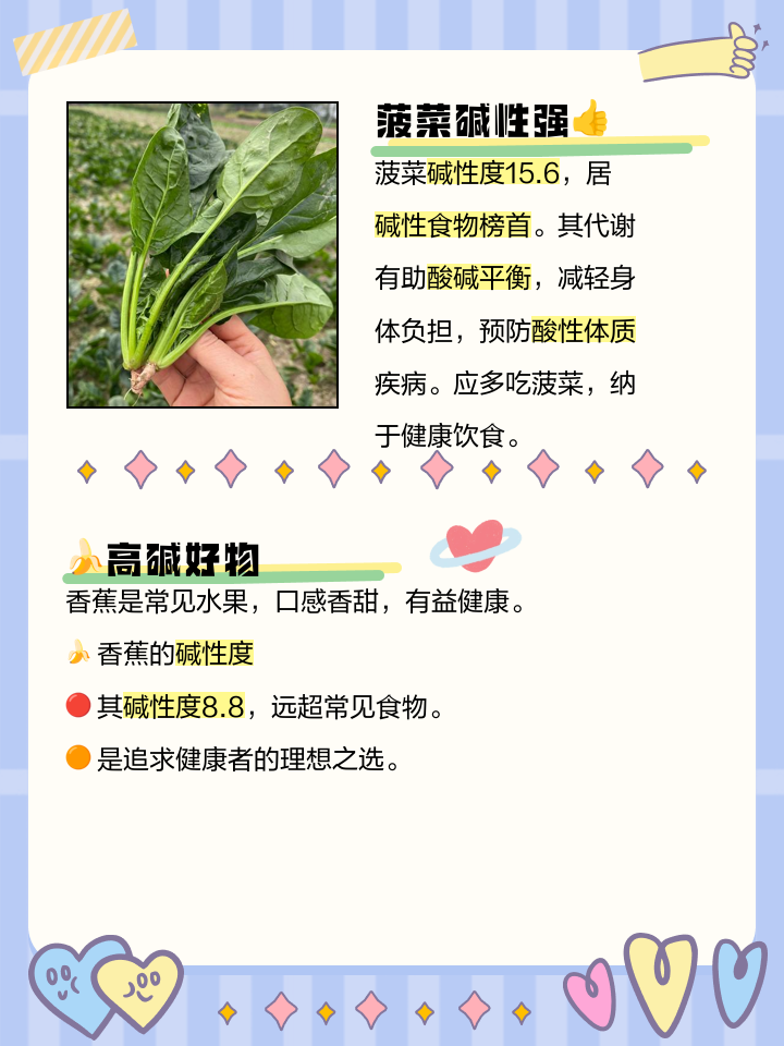 前20名的碱性食物排名