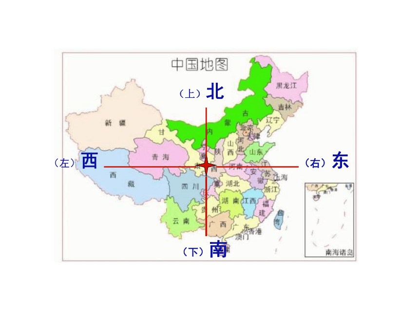 看地图看东南西北的方法