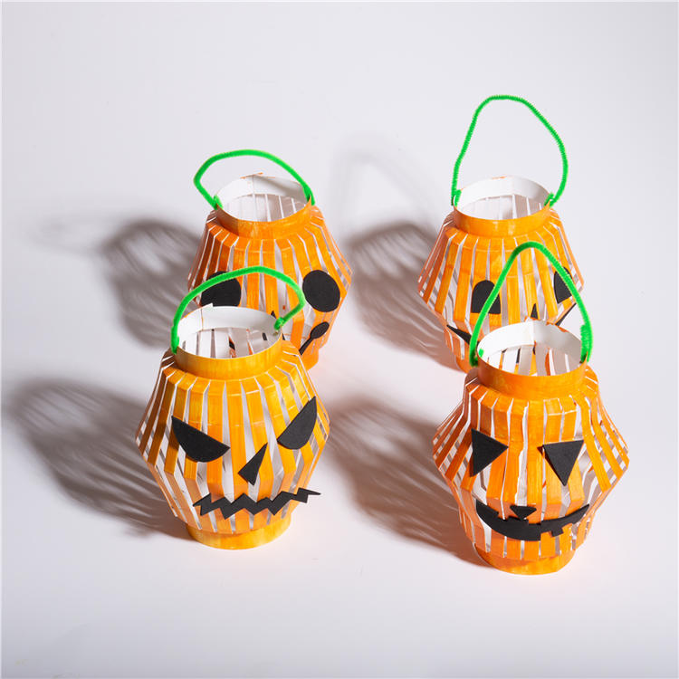 手工制作万圣节南瓜灯笼