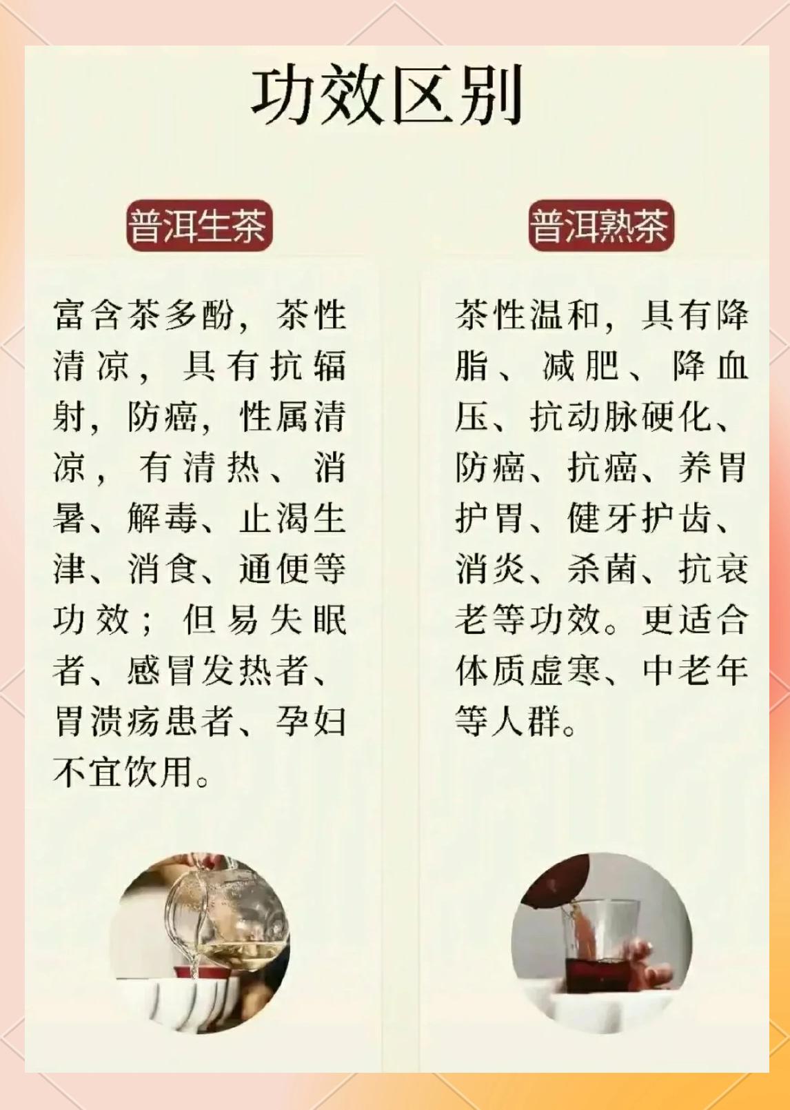 生普洱茶与熟普洱有什么区别
