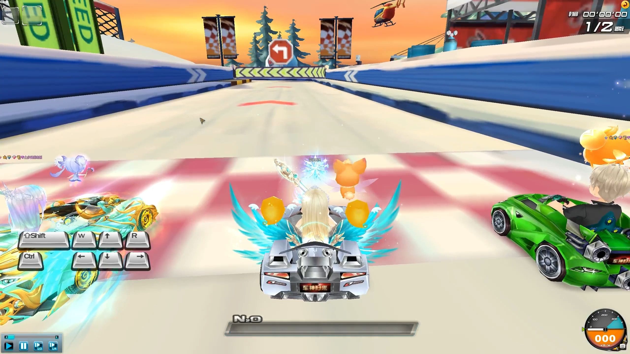 跪求QQ飞车快速段位的方法？