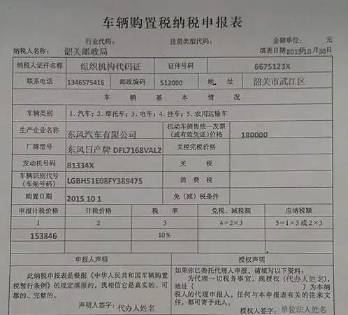 购置税2019年新政策