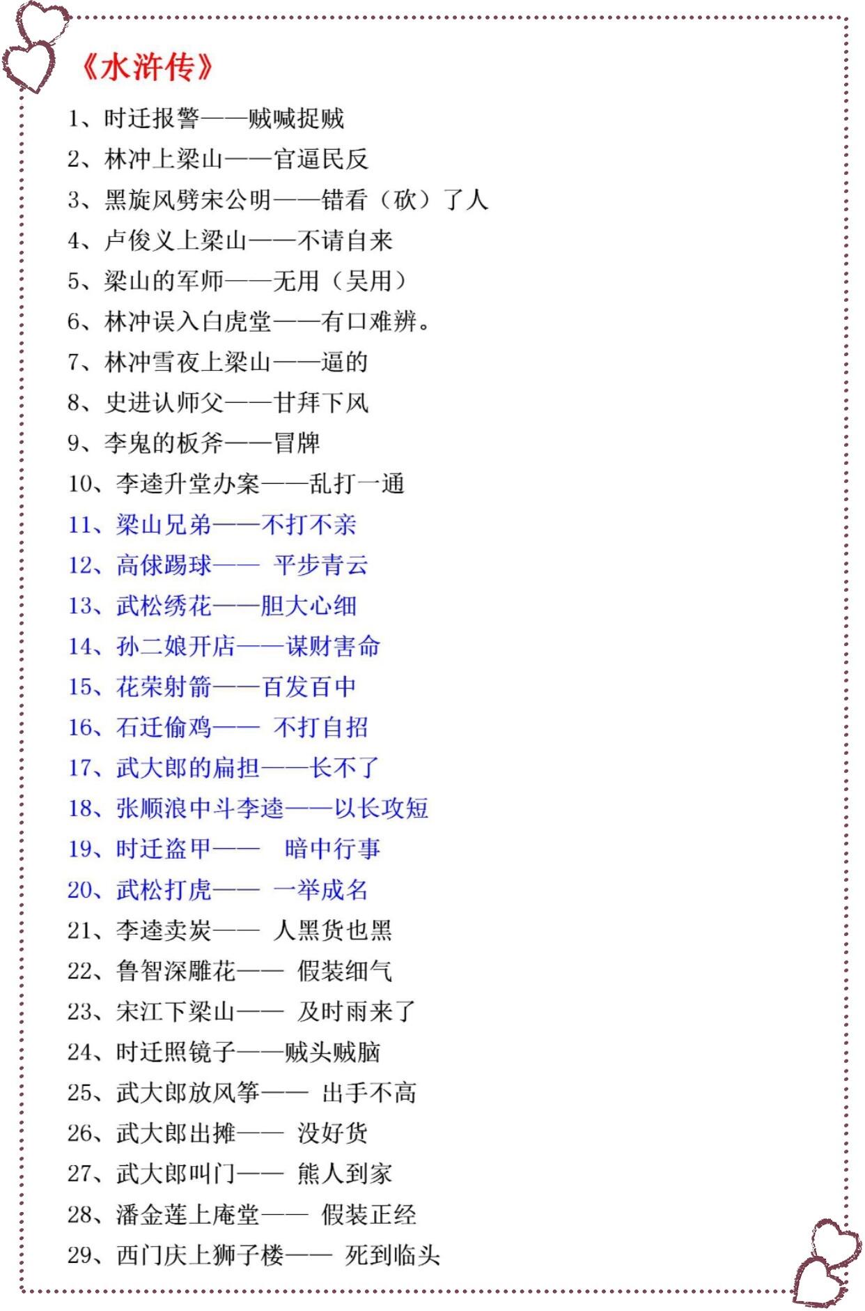 名著里的人物的歇后语有哪些呢