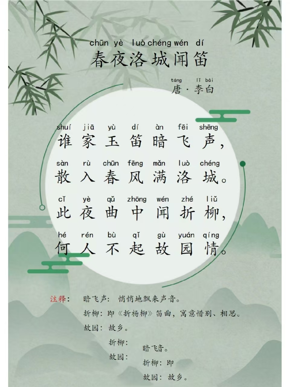 诗句散入春风满洛城的意思是什么