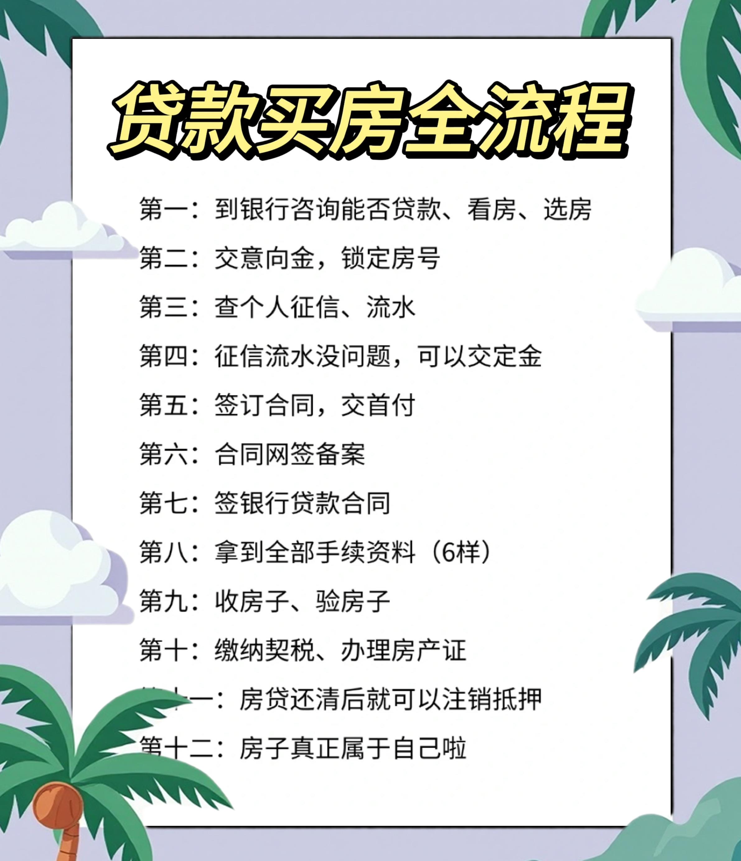 全款购房流程及注意事项