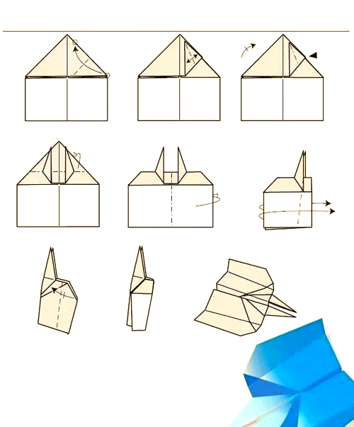 纸飞机的做法手工步骤