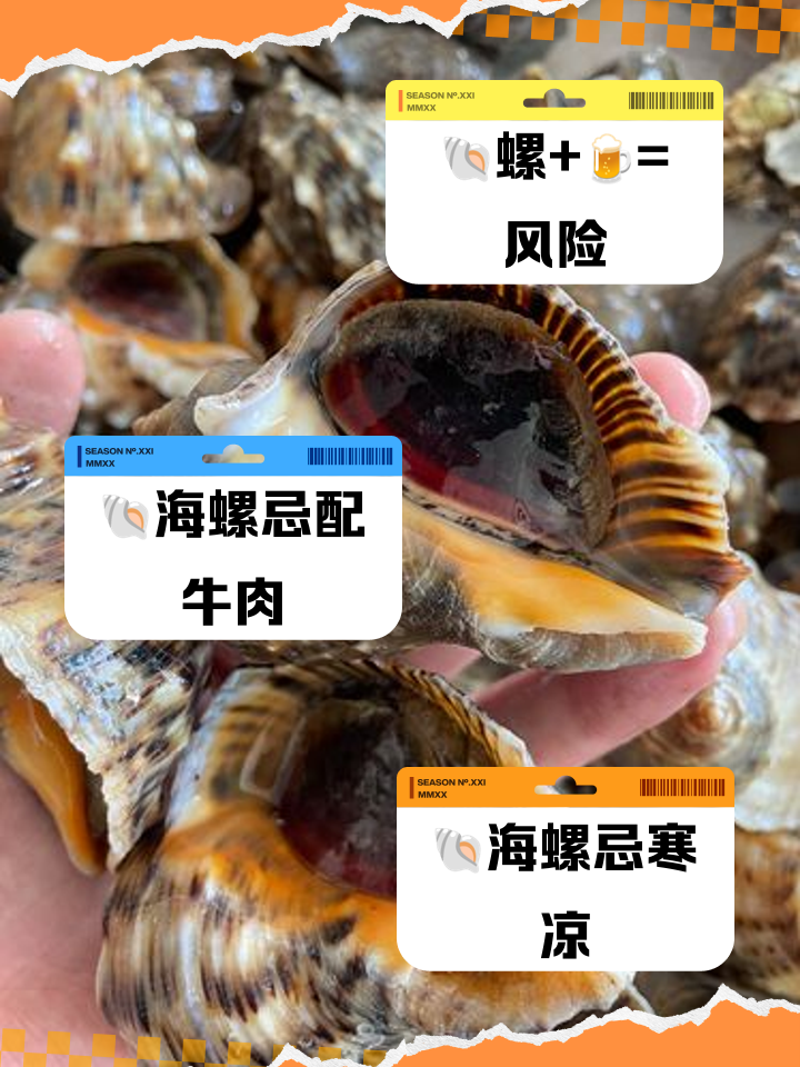 大海螺什么部位不可以吃呢