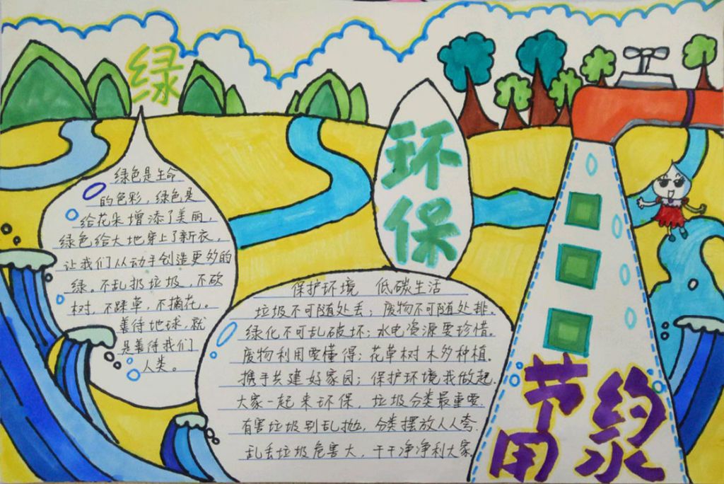 低碳环保手抄报文字内容