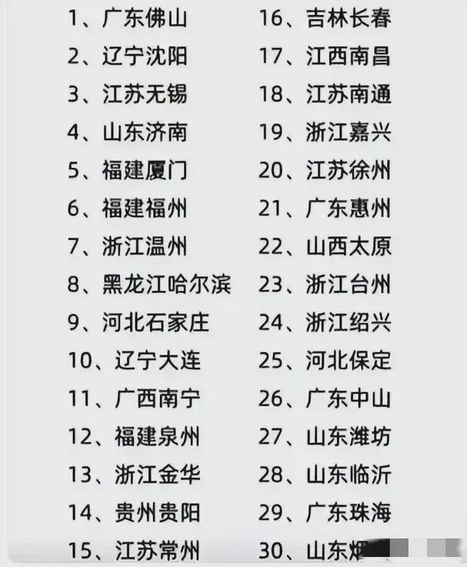 全国一线城市有哪些城市