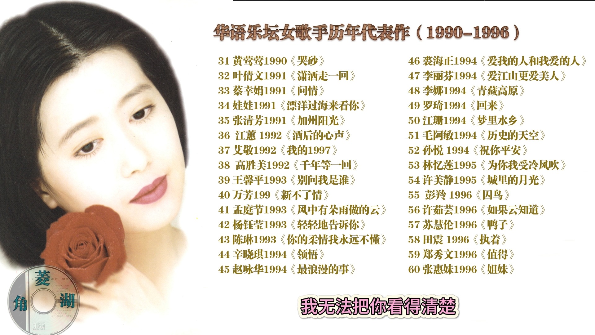 华语歌手排行榜100位大全