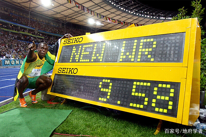 100米世界历史纪录排行榜