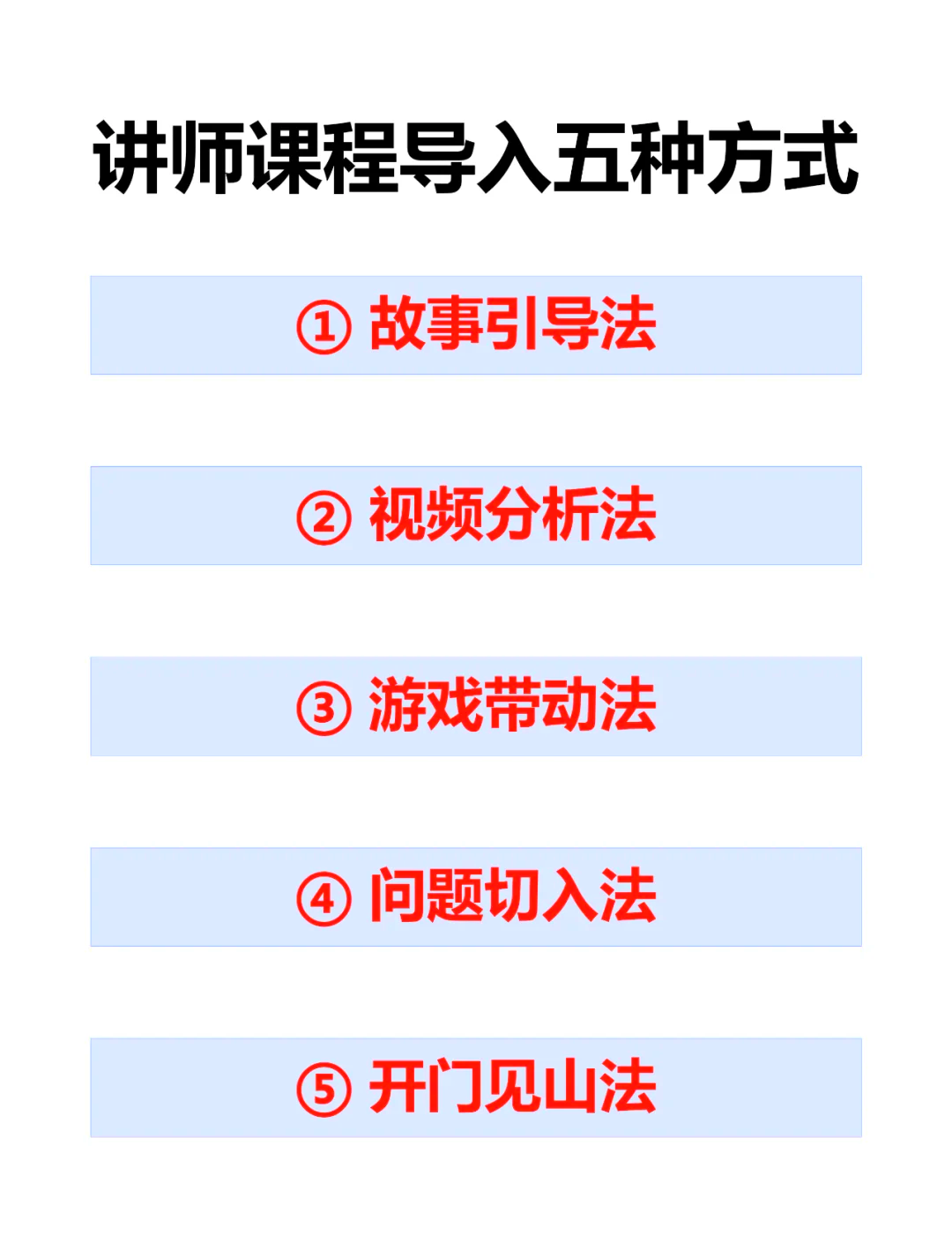 教学方法都有哪些方法