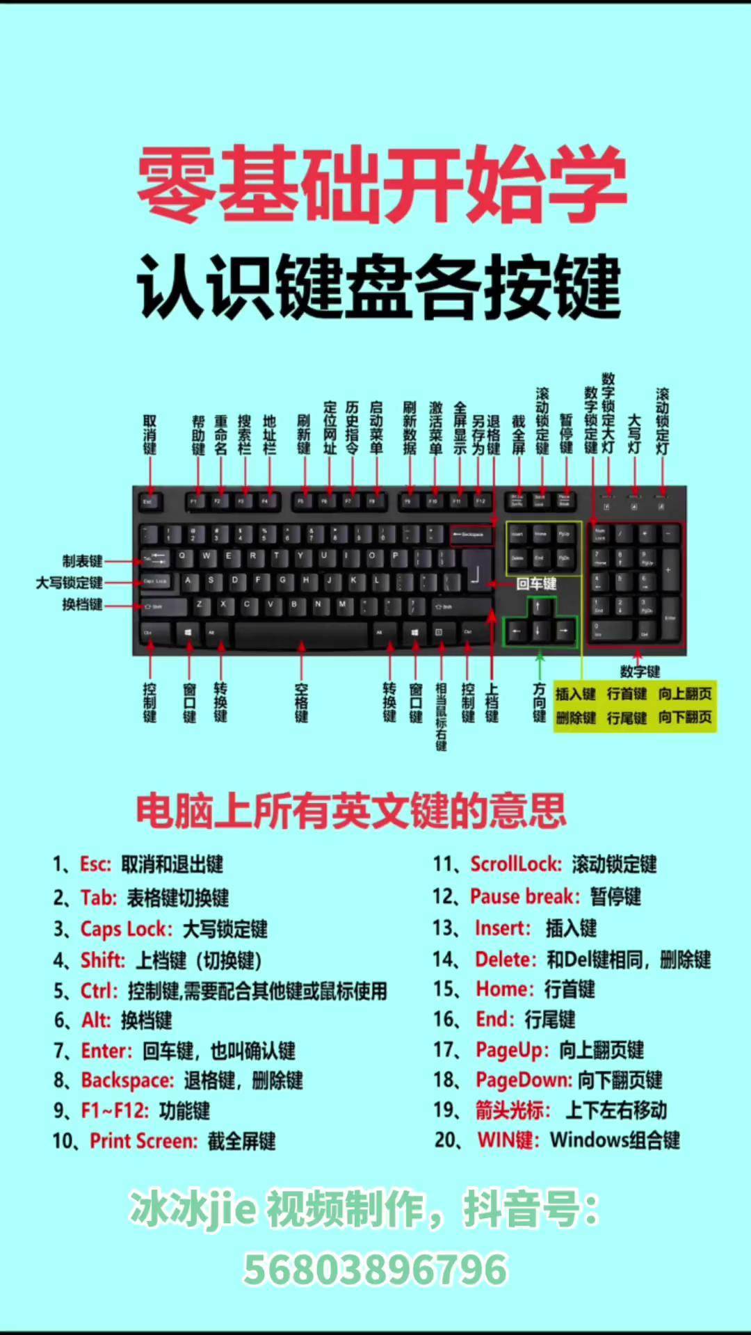 学电脑需要掌握的基本知识