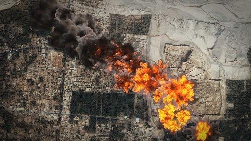 b52轰炸机地毯式轰炸