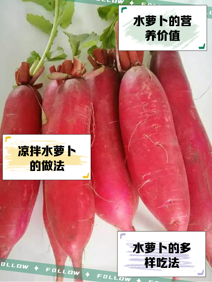 正宗水萝卜的家常腌制方法