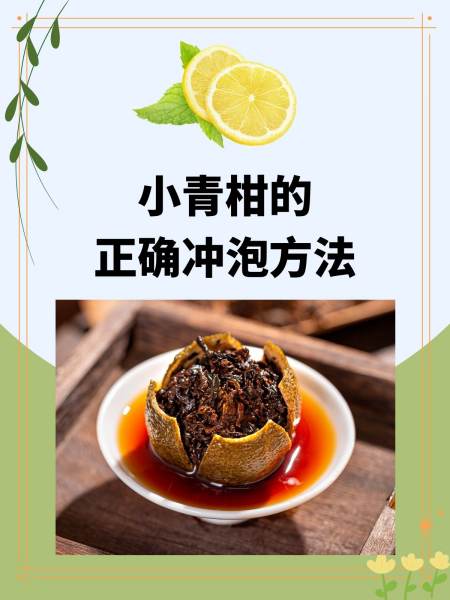 小青柑普洱茶的正确冲泡方法