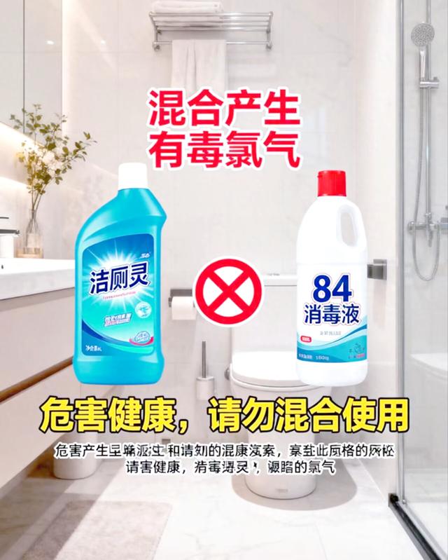 洁厕灵和84消毒液反应是什么