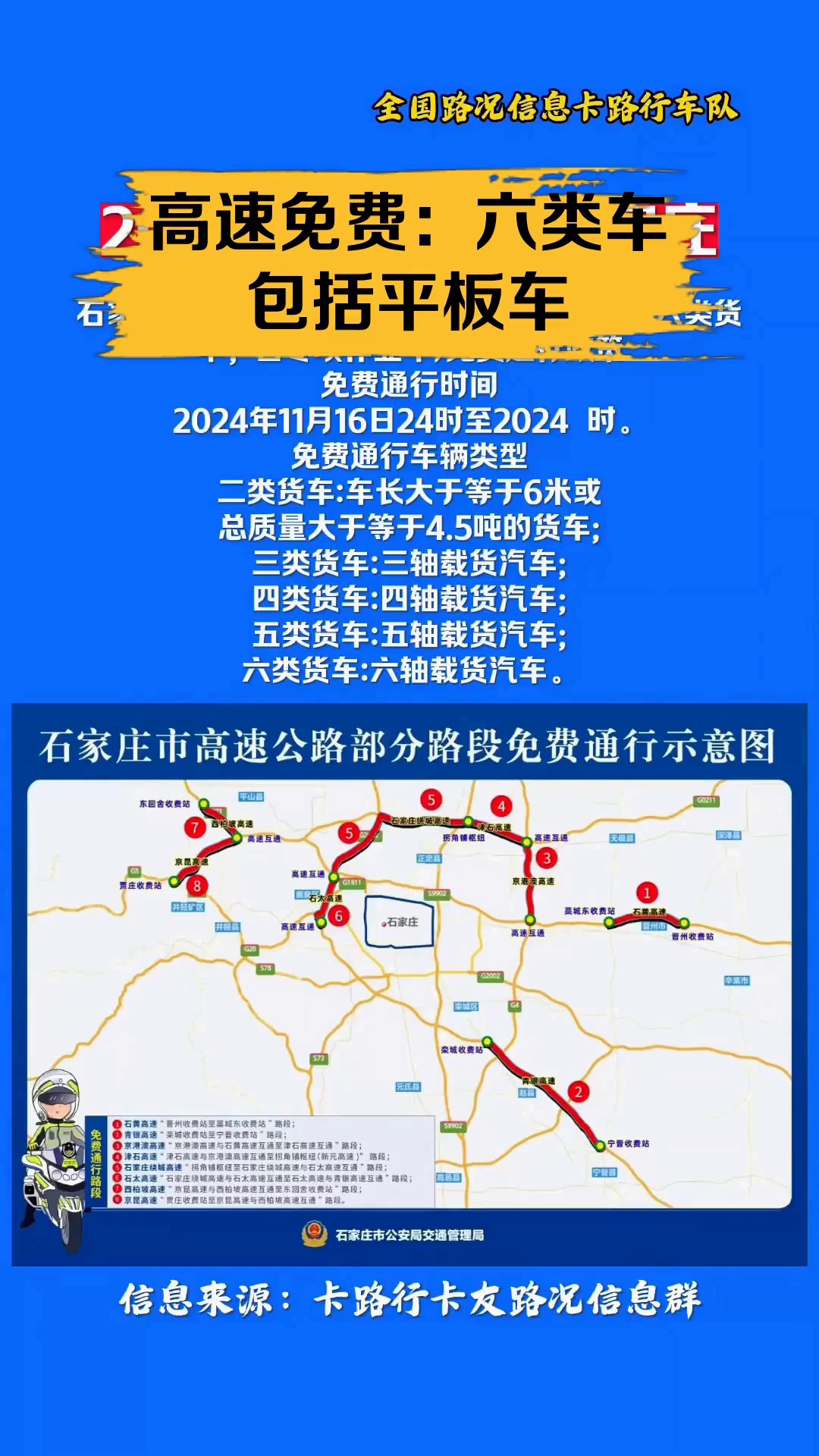 2022年全年高速公路免费通行时间