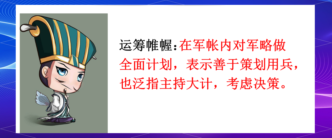 运筹帷幄的含义是什么?