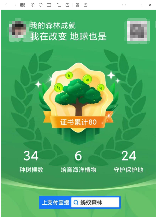 蚂蚁森林收的能量有什么用