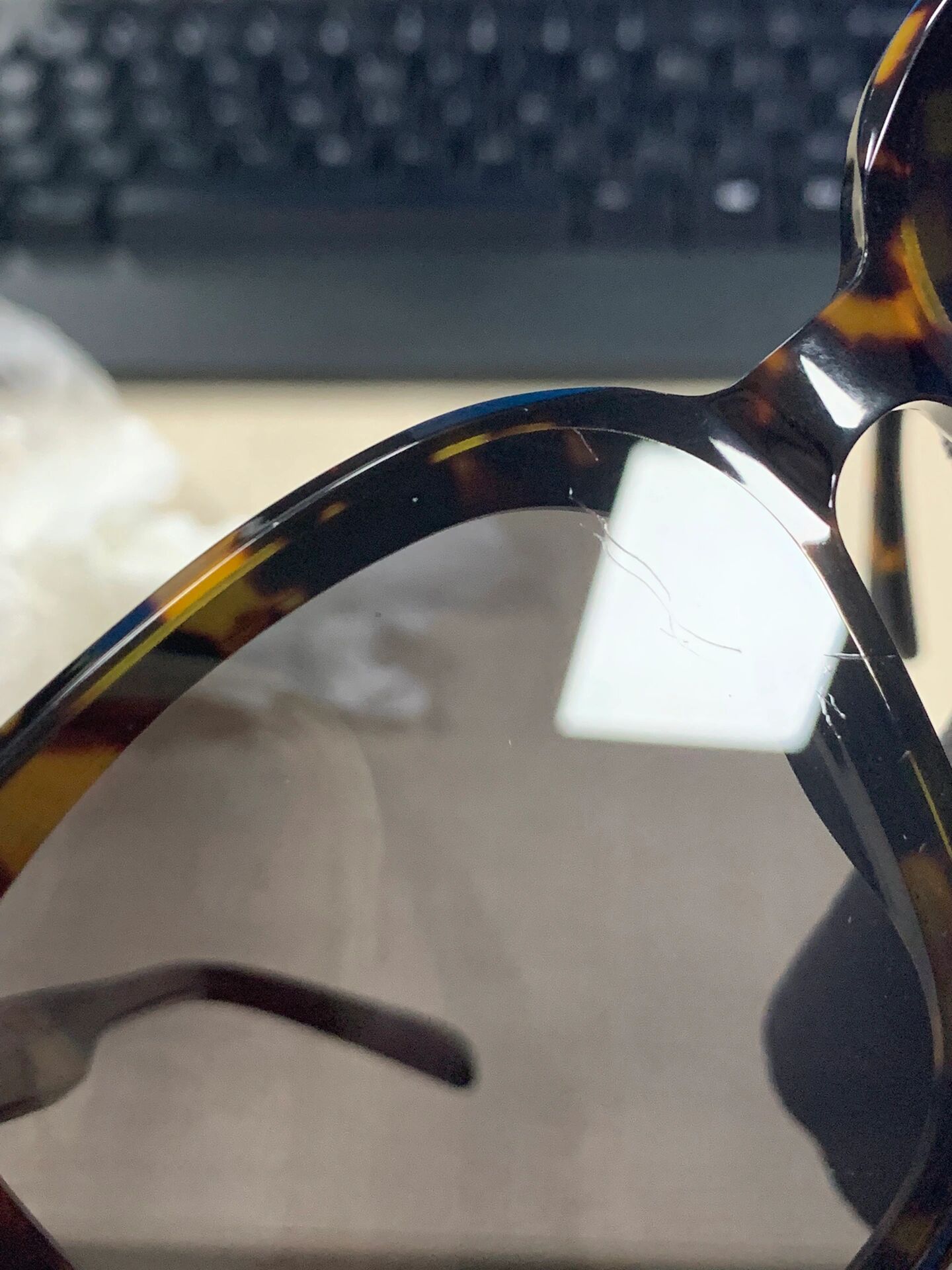 树脂镜片刮花修复教程