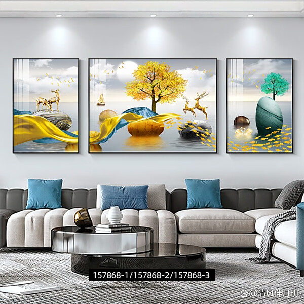 沙发背后墙挂画有哪些讲究