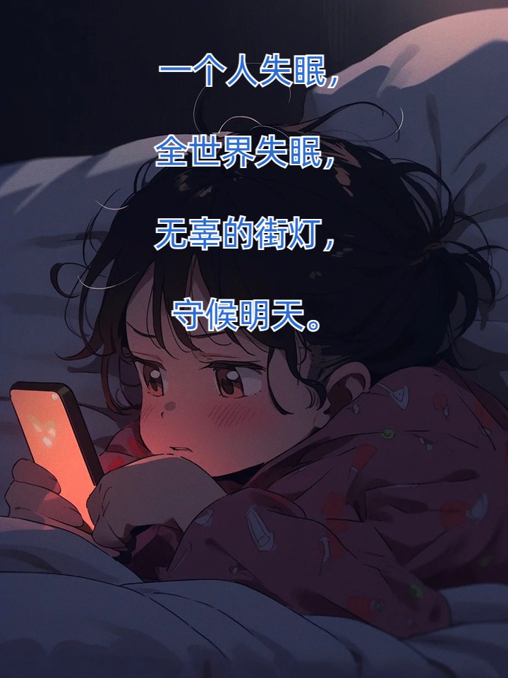 适合失眠发的朋友圈说说语录