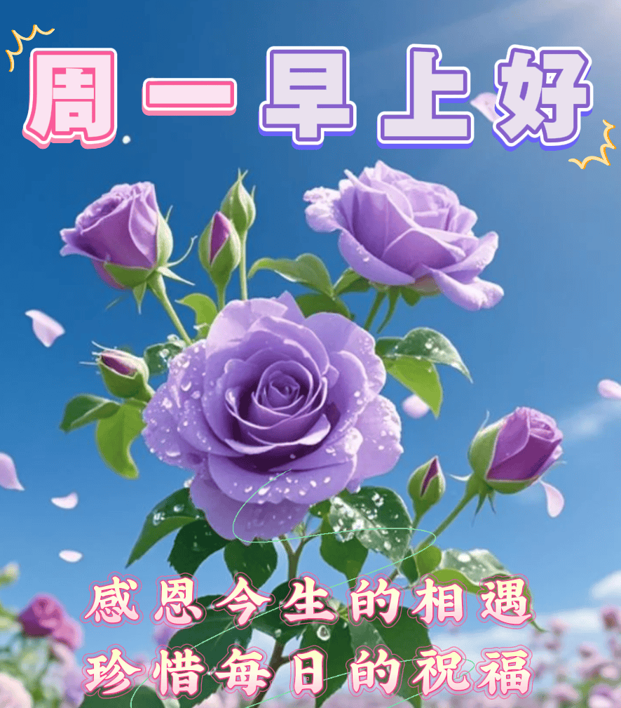 关于周一祝福短信简短一点的句子有哪些