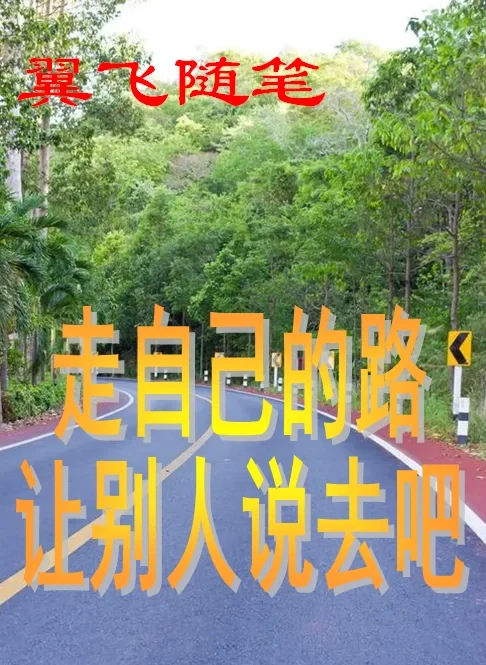 走自己的路让别人说去吧说说