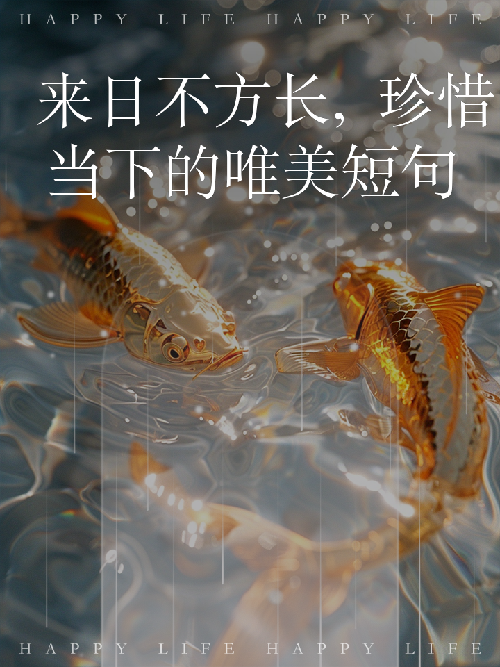 形容人生短暂且行且珍惜的句子