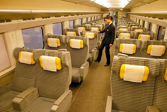 动车一等座和二等座的区别